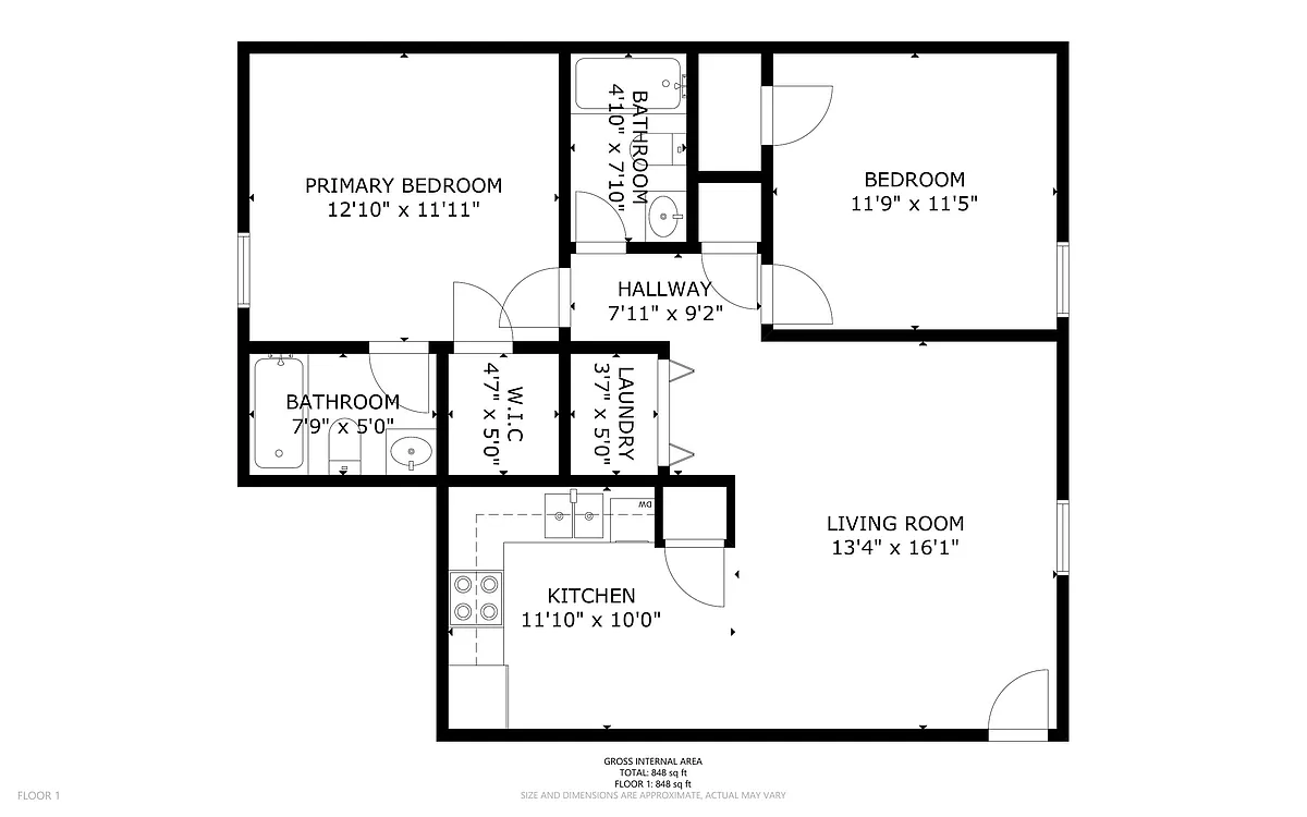 Floor plan Large 2x2
