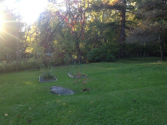 gardens & blueberry bushes