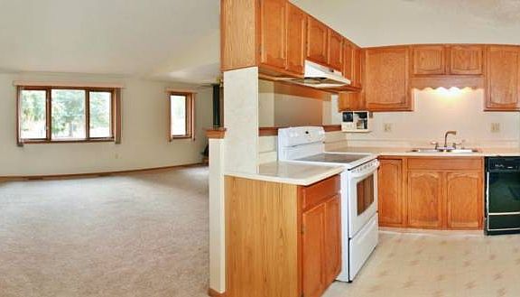 The open floor plan is great for those looking to keep an eye on children or enjoying a conversation