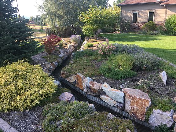 landscaped water feature