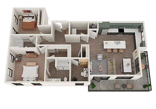 Floor plan B3