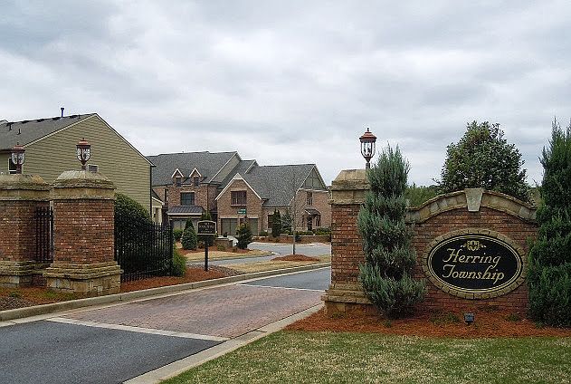 Subdivision entrance