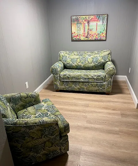 Bedroom 2 with single sleeper loveseat