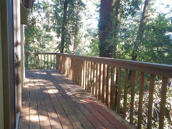 Side deck outside the dining-kitchen area.