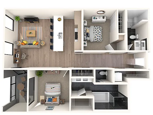Floor plan A22
