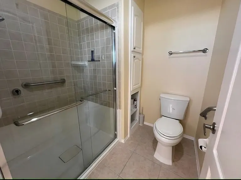 Main bedroom with walk in shower