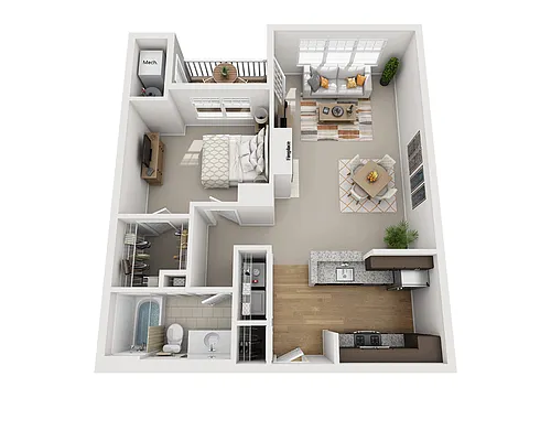 Floor plan Alpine Meadows (A1C)