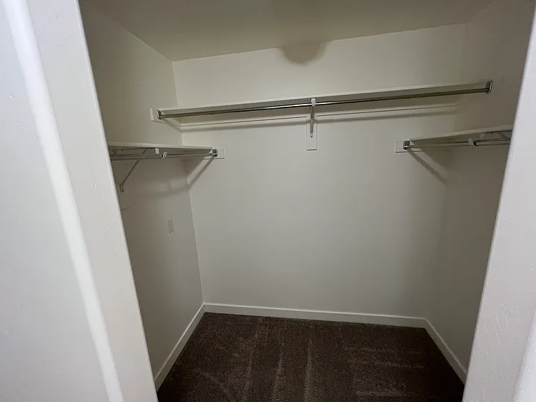 Walk-in closet.