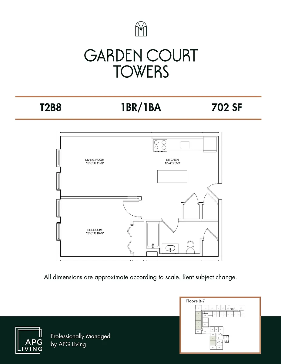 Floor plan T2B8