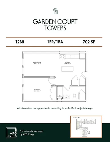 Floor plan T2B8