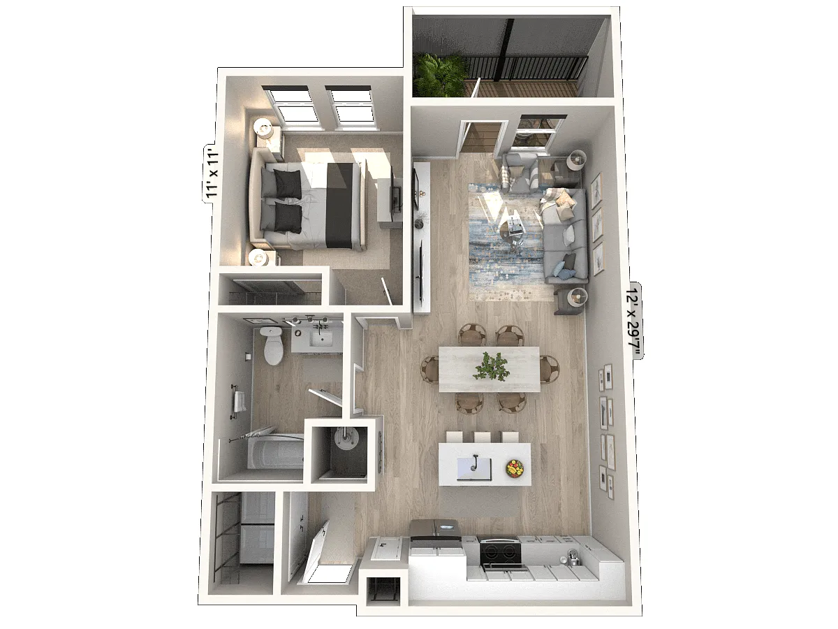 Floor plan A13