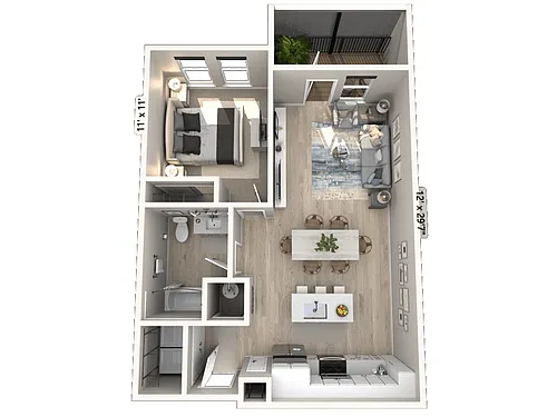Floor plan A13