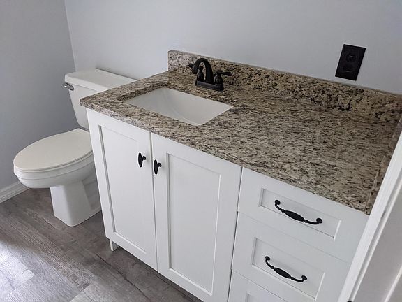 new bathroom vanity, granite counter