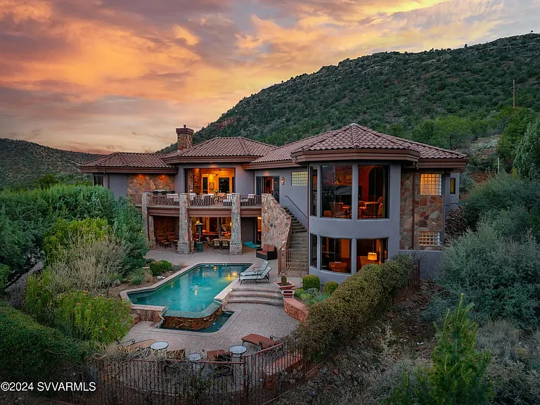 Back Yard at Dusk