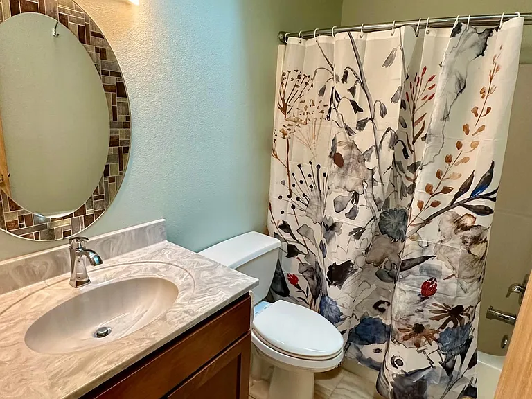upstairs bathroom and skylight