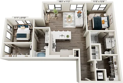 Floor plan B22
