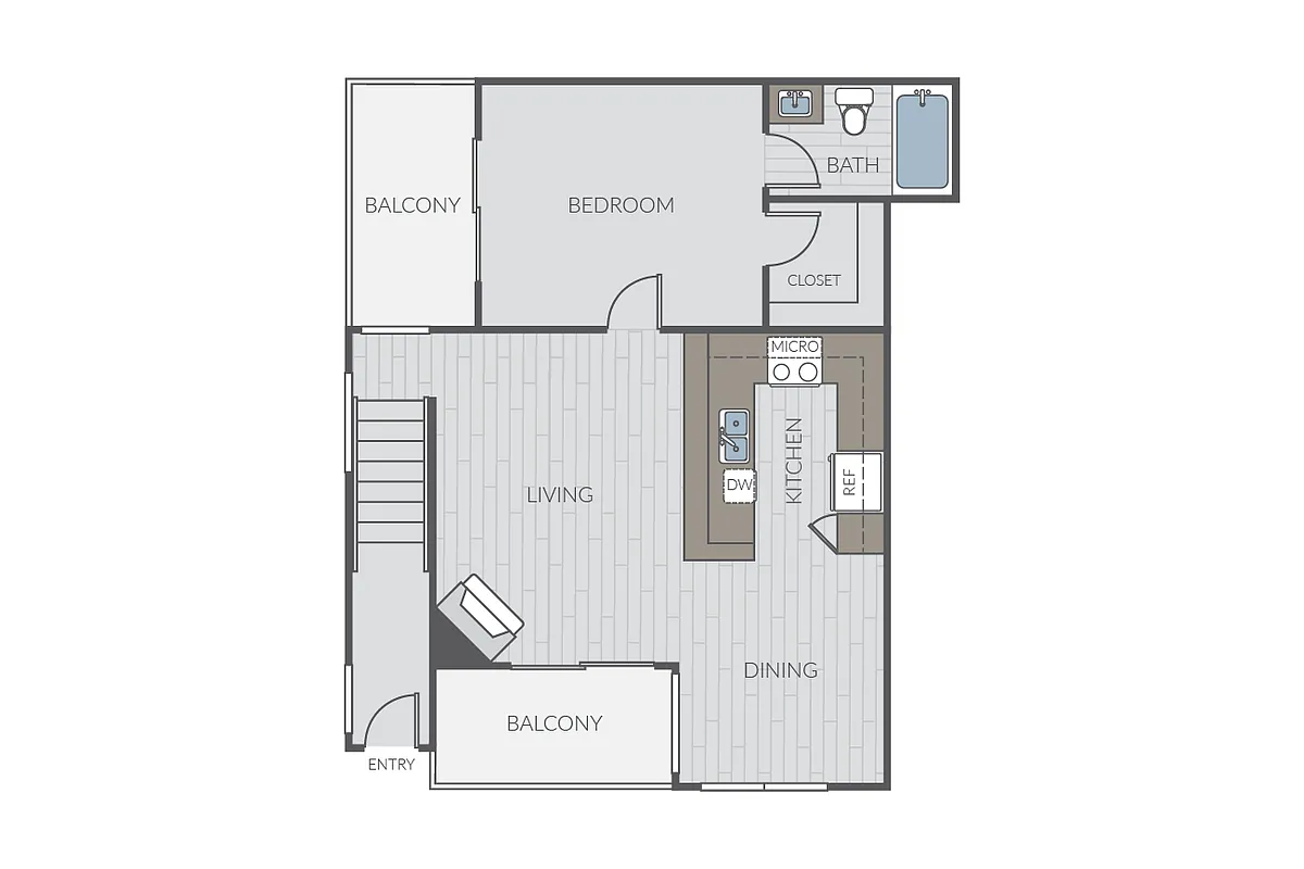 Floor plan Plan 1C