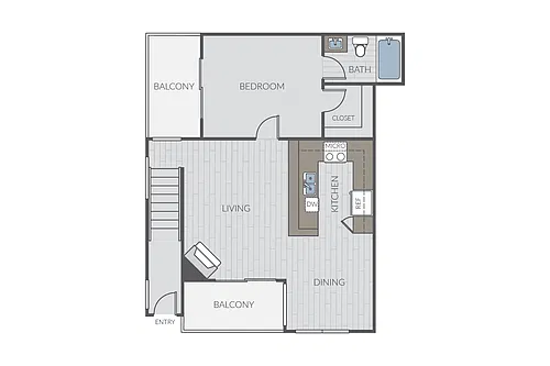 Floor plan Plan 1C