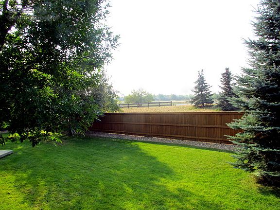 large backyard