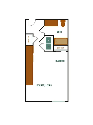 Floor plan Studio - A4