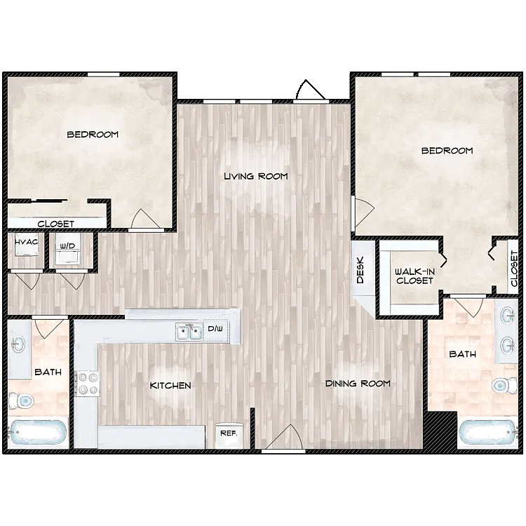 Floor plan The Derby