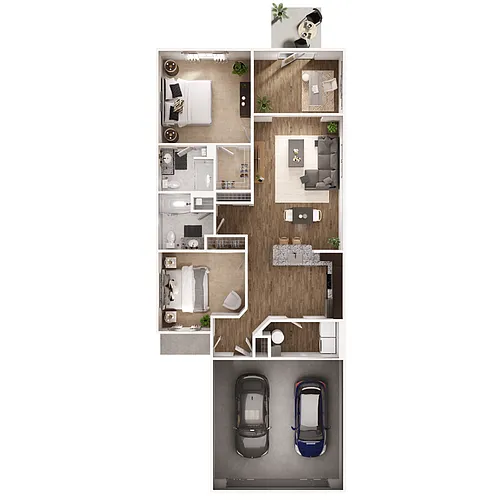 Floor plan Isleworth 3 with Den