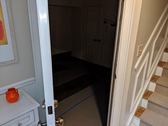 Foyer - entry to garage/laundry storage areas