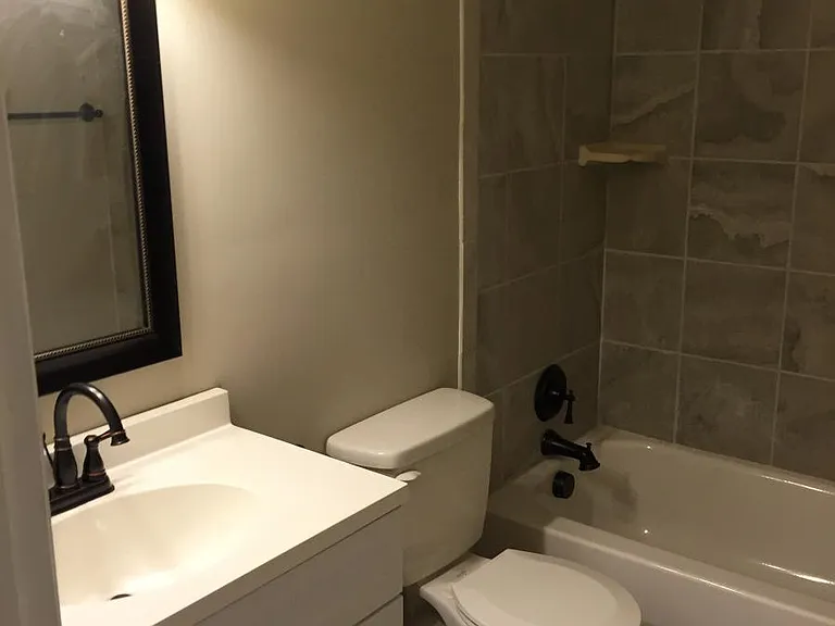 Custom Bath with Tile and vanity