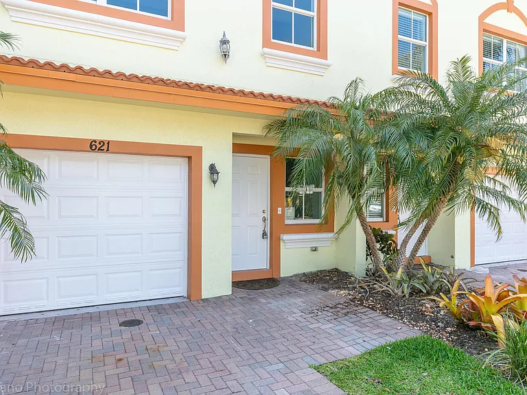 Garage with private drive.