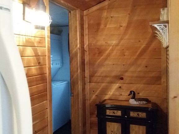 hallway to bathroom