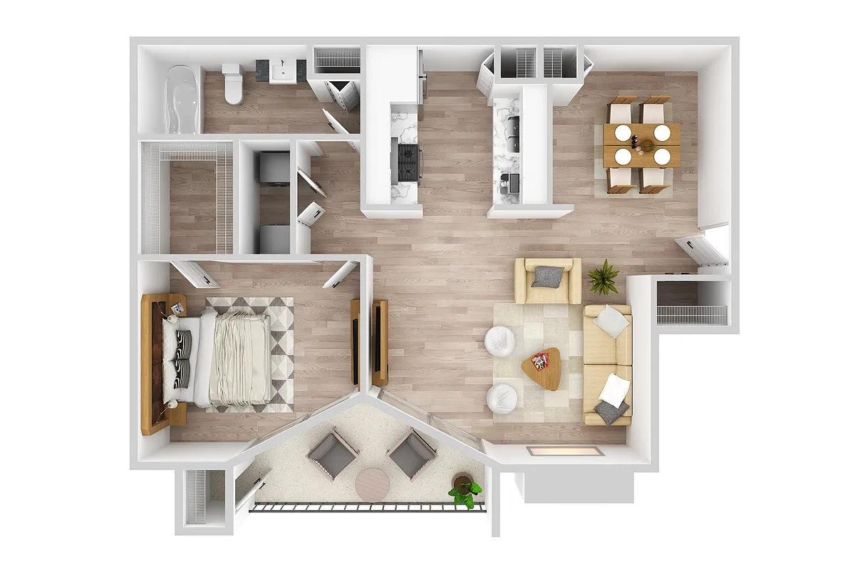 Floor plan Burgundy