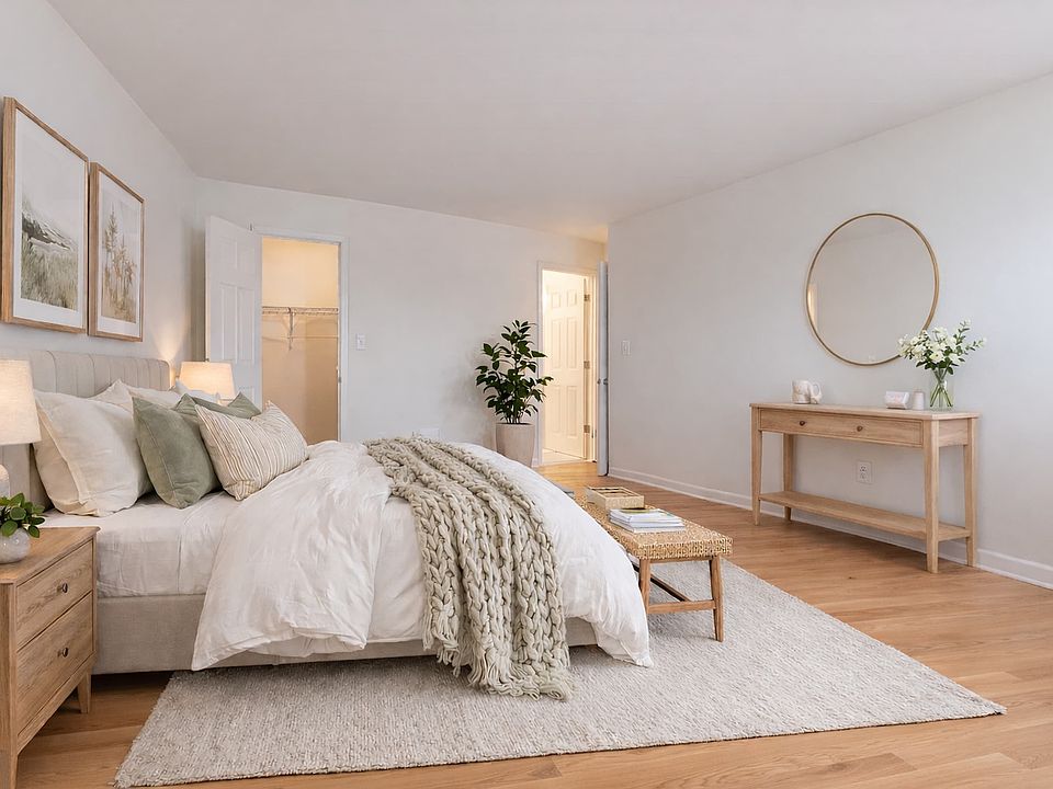 Bedroom with hardwood floor