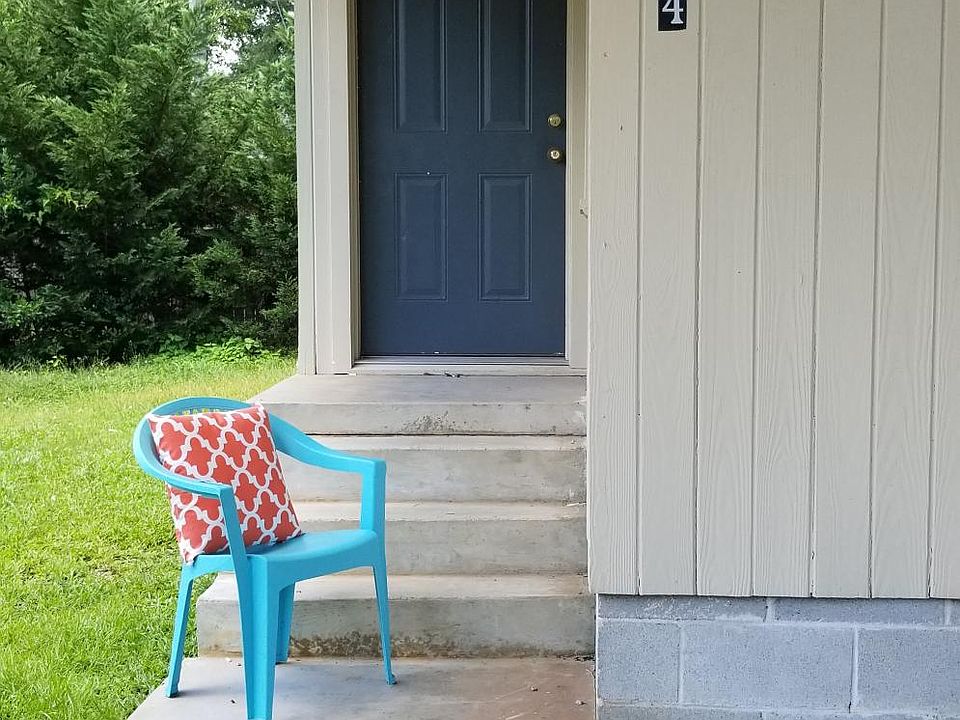 Front door and yard. Patio area.