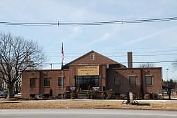 Building is solid brick construction 