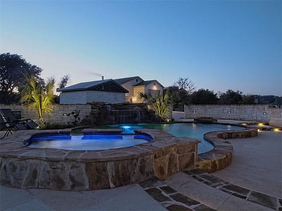 Pool is Gorgeous Even at Night