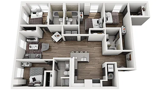 Floor plan Boulder C