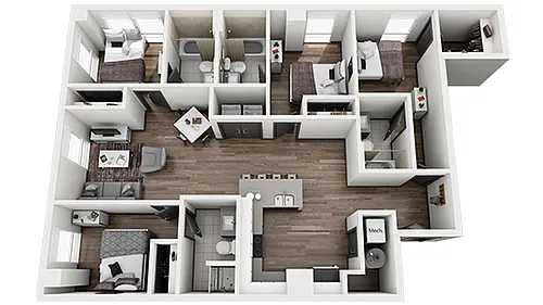 Floor plan Boulder C