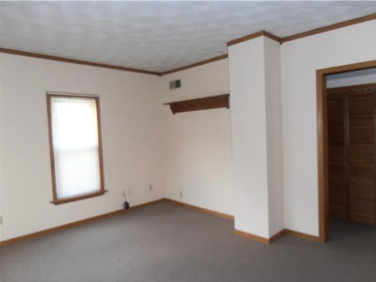 Living room before new flooring