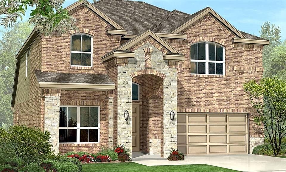 Front Elevation - D.R. Horton''s The Palmfloorplan Elevation C - All Home and community information, including pricing, included features, terms, availability and amenities, are subject to change at any time without notice or obligation. All Drawings, pictures, photographs, video, square footages, floor plans, elevations, features, colors and sizes are approximate for illustration purposes only and will vary from the homes as built.
