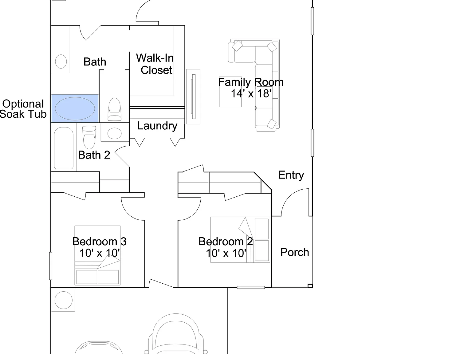 3 bed, 2.0 bath, 1248 sqft, $1,310 — Photo 2