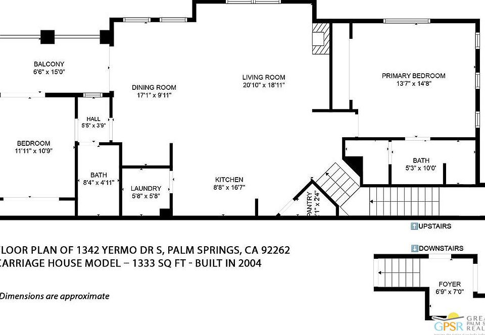 2nd image of 1342 S Yermo Dr