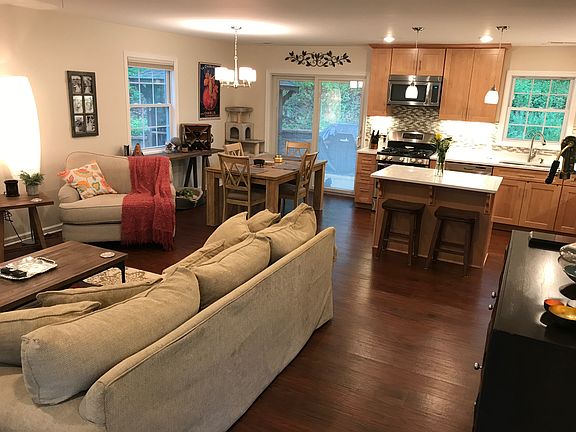 View from the front door. 