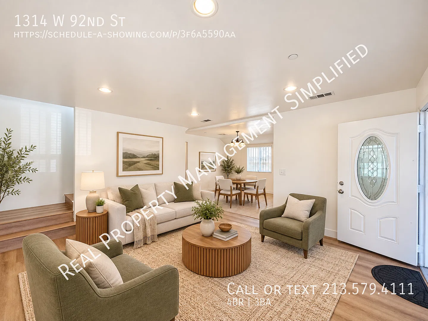 Beautifully Updated 4-Bedroom, 3-Bath Home | Private 2-Car Garage Included + Central A/C! — Photo 1