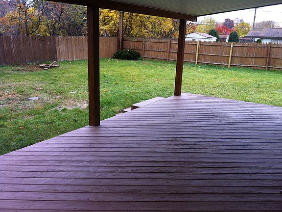 Covered Deck and Privacy Fenced Back Yard