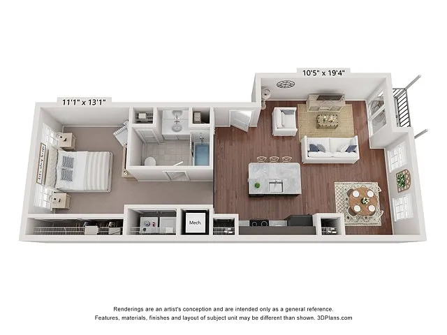Floor plan Greystone I Flat