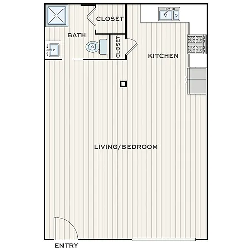 Floor plan Studio
