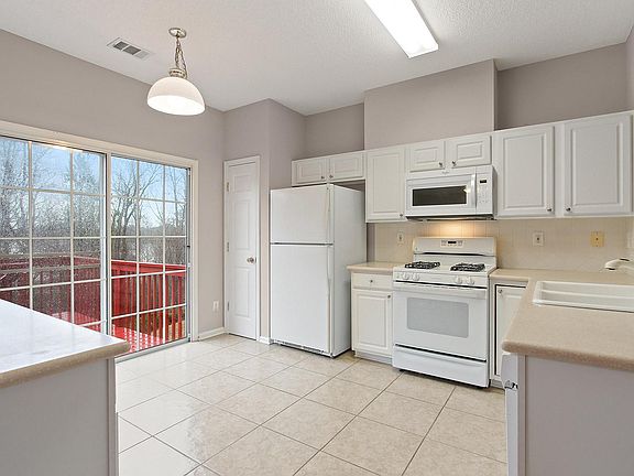 Crisp white kitchen