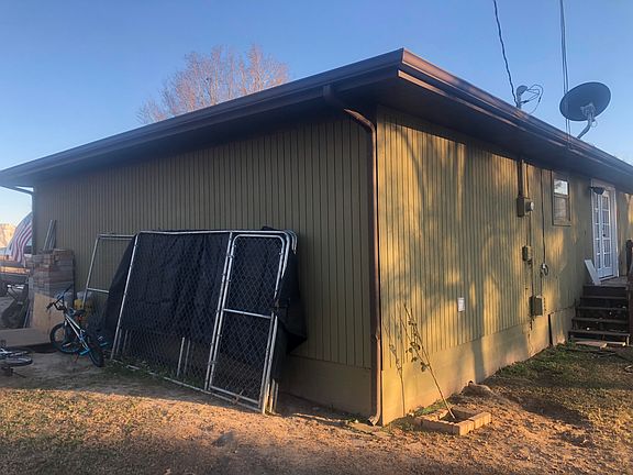 Right side of house