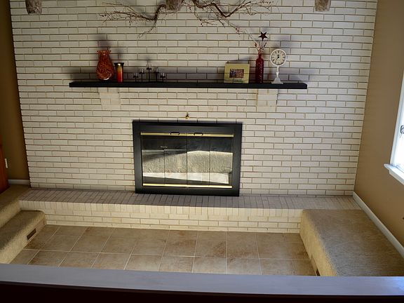 Sunken fireplace