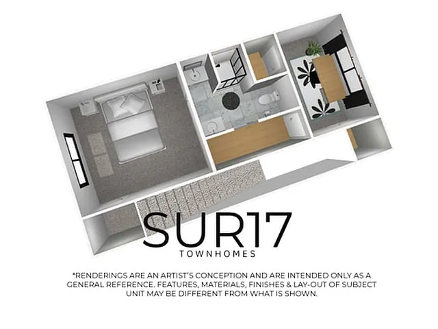 Floor plan Norte with Rooftop